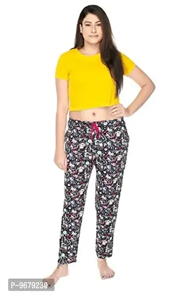 Buy MINI PIE Basics Women's Cotton Pyjamas Night Dress Lounge Wear track  pants,Printed Pyjama/Pyjami for Women and Girls, Lounge Pants Online In  India At Discounted Prices